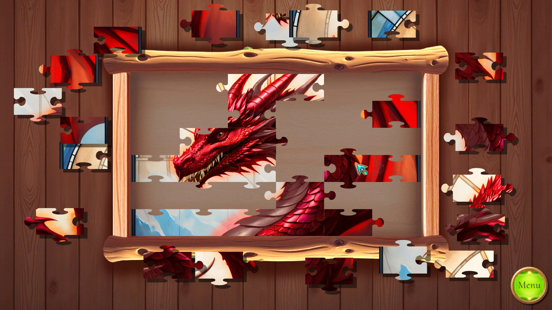 遊戲中廣闊的奇幻世界場景