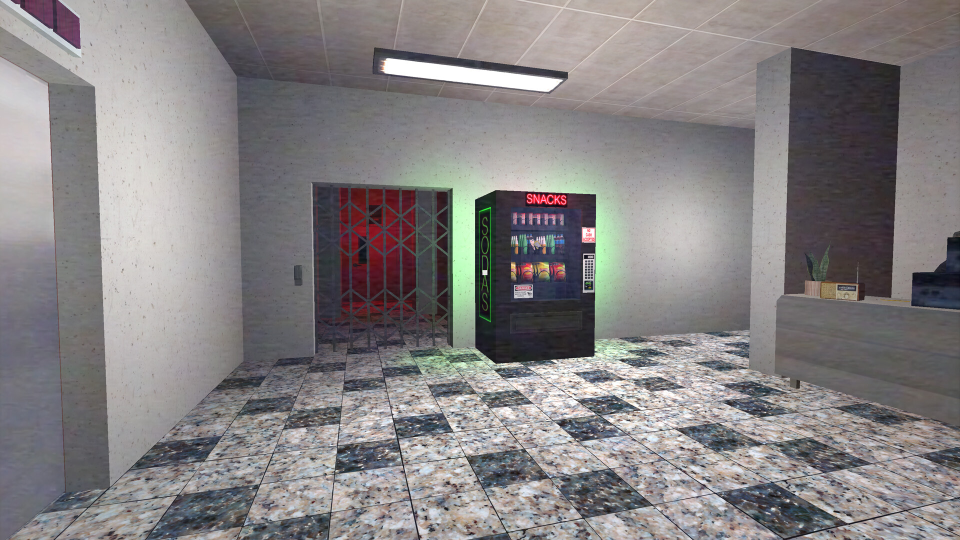 遊戲中的一個詭異場景