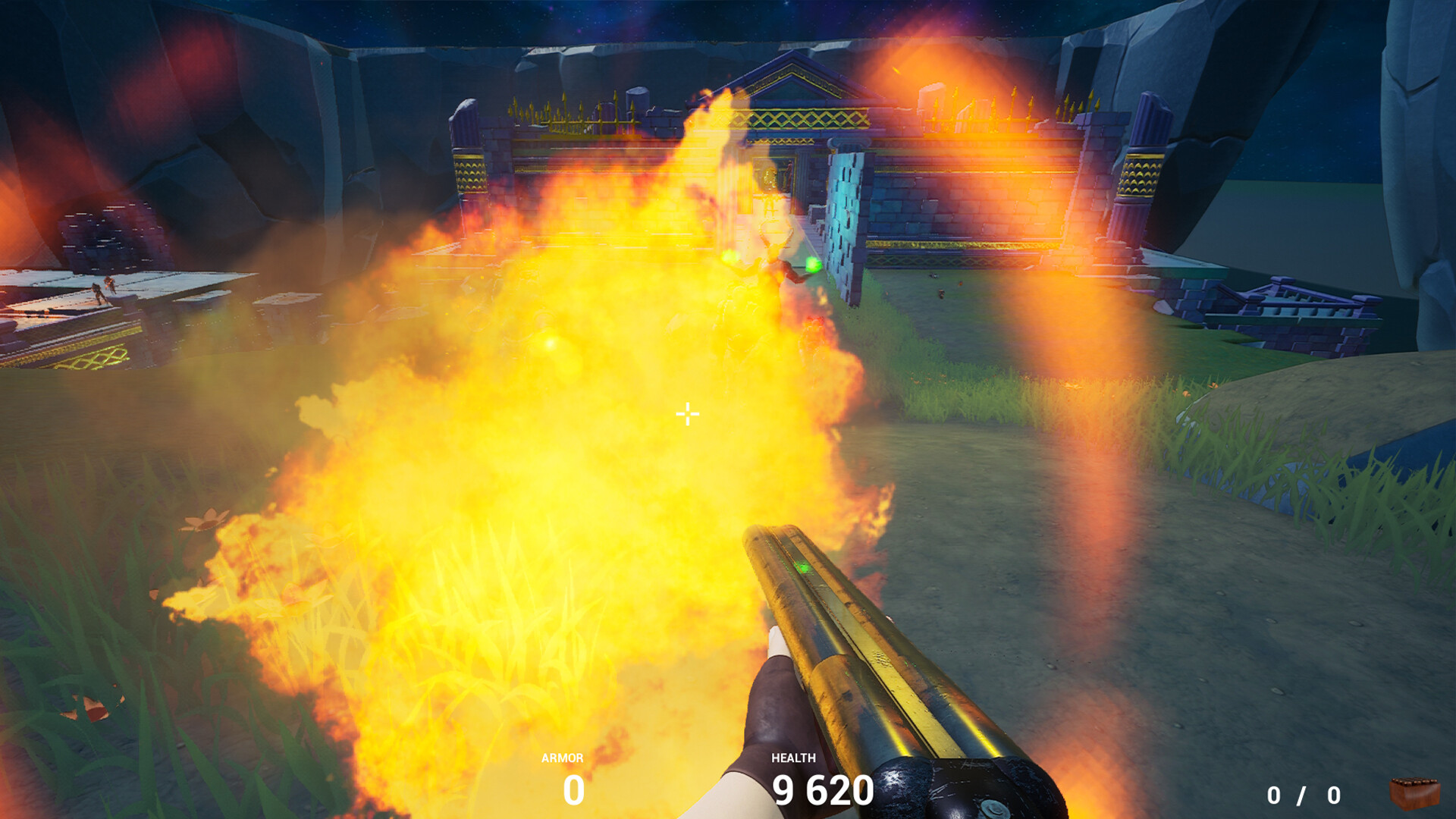 遊戲中的黑暗奇幻場景