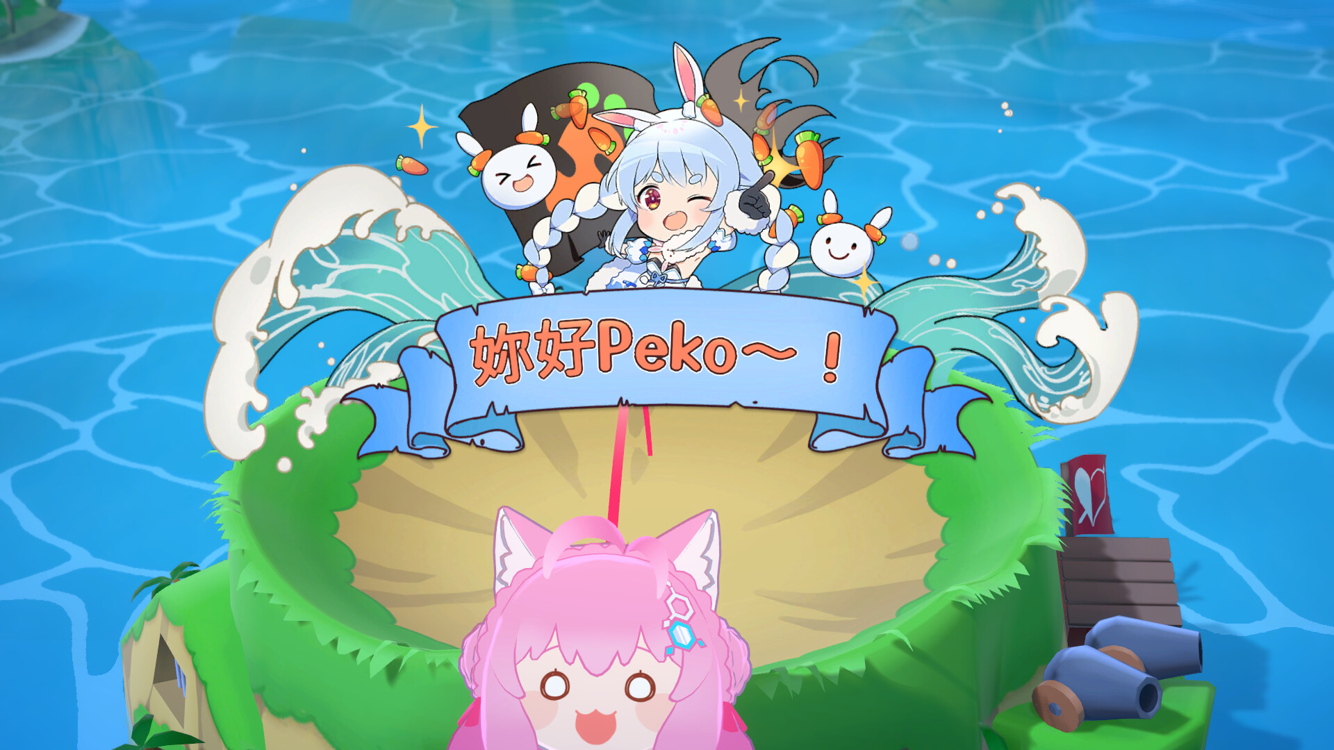 堆疊可愛的 hololive 成員，挑戰自己的極限高分