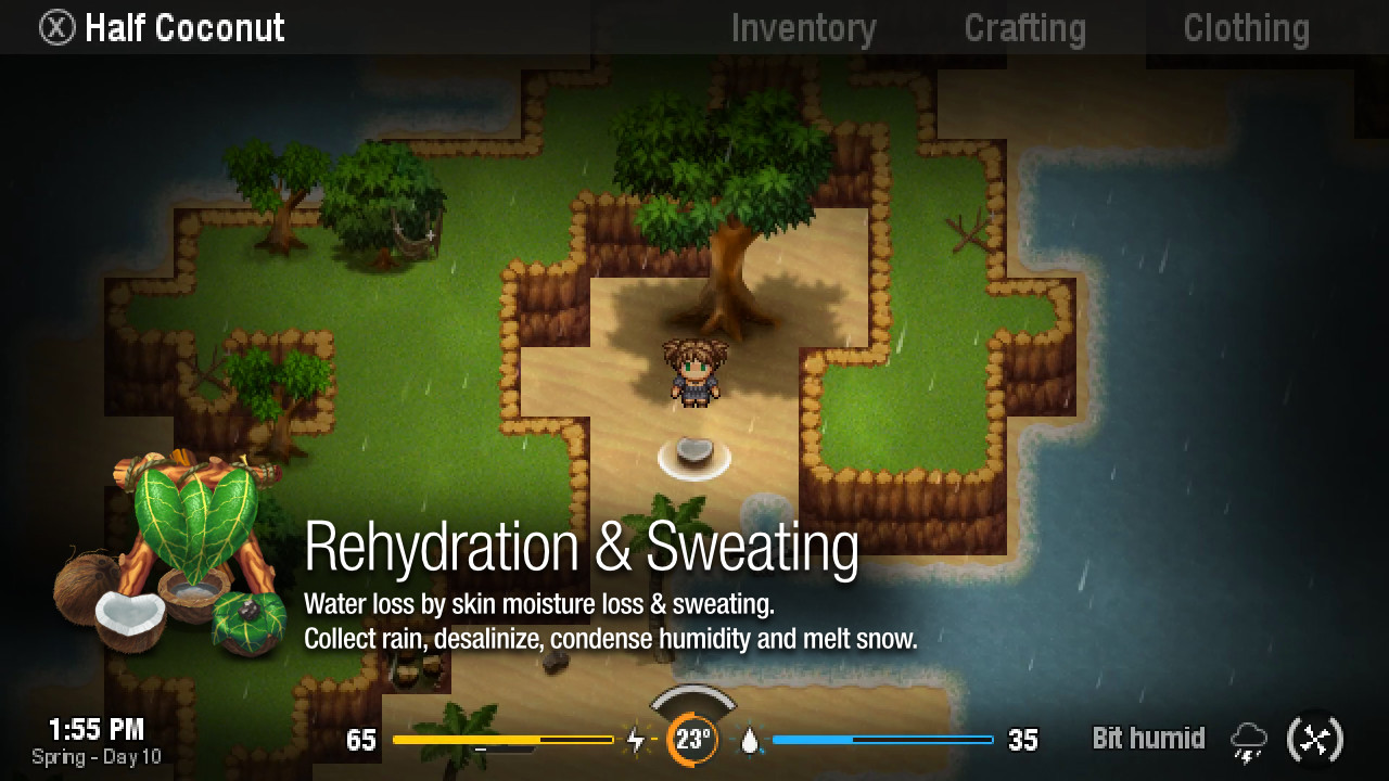 Unveil 遊戲畫面 - 在像素風格的擬真世界中求生