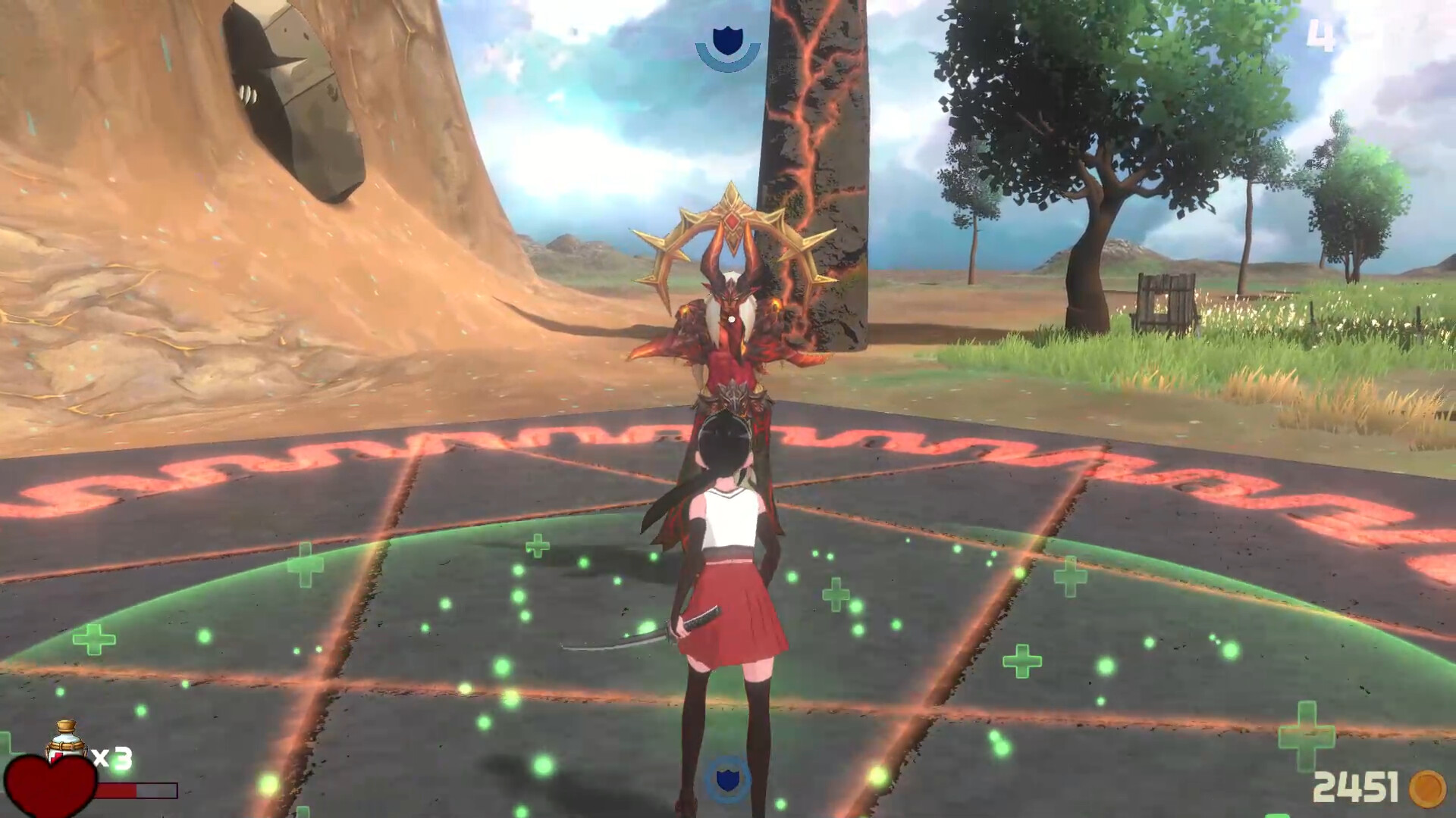 遊戲中充滿日式風格的場景與建築