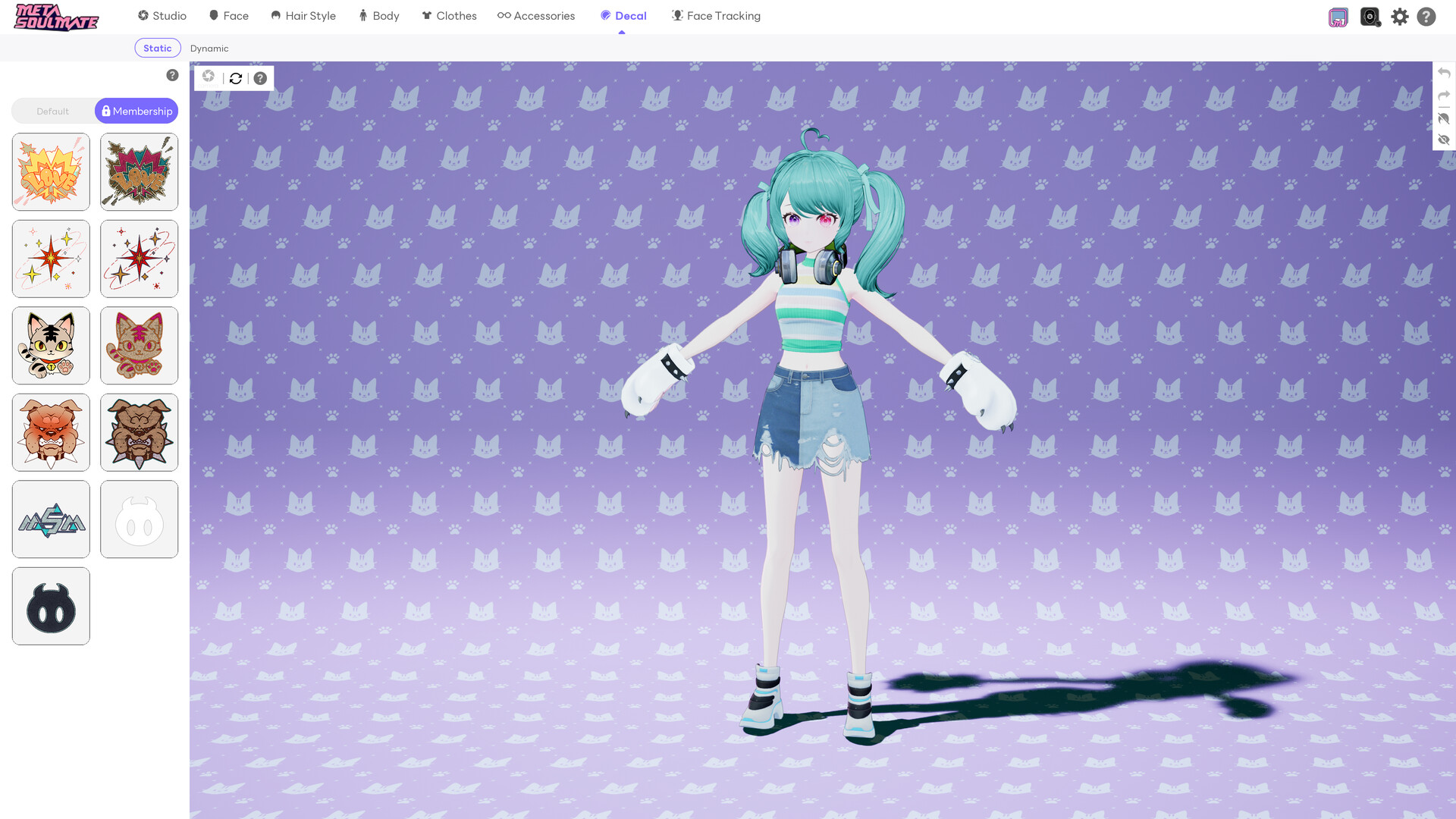 遊戲中提供多樣化的服裝與配件