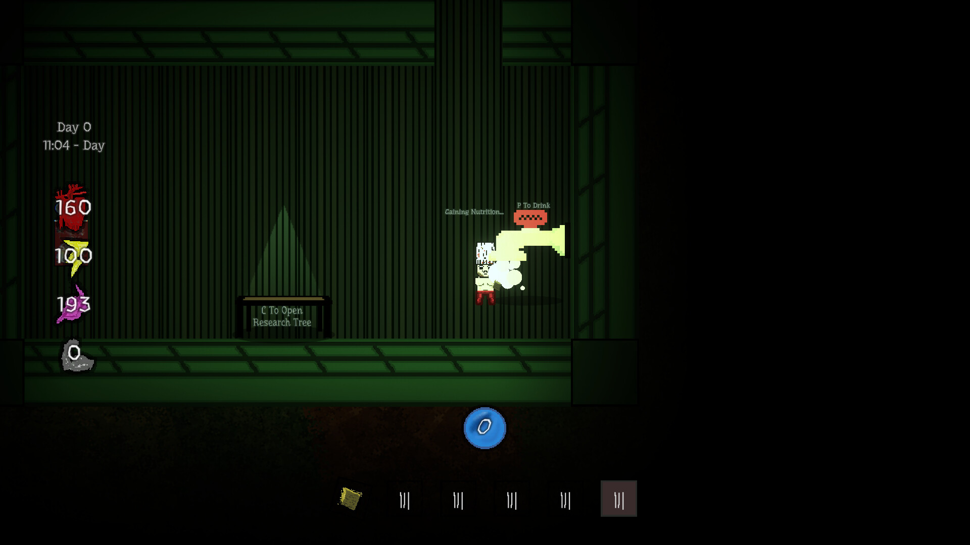 遊戲中的避難所或室內場景