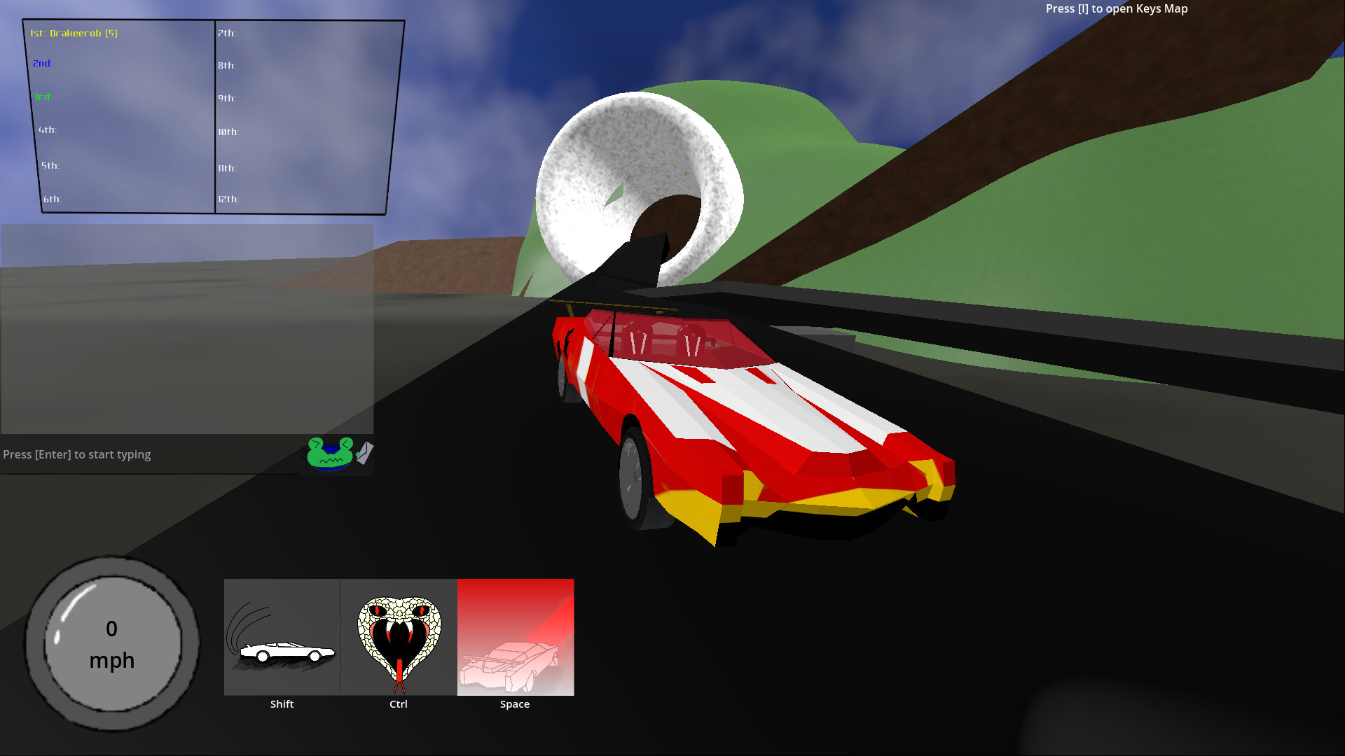 兩輛賽車在賽道上競速