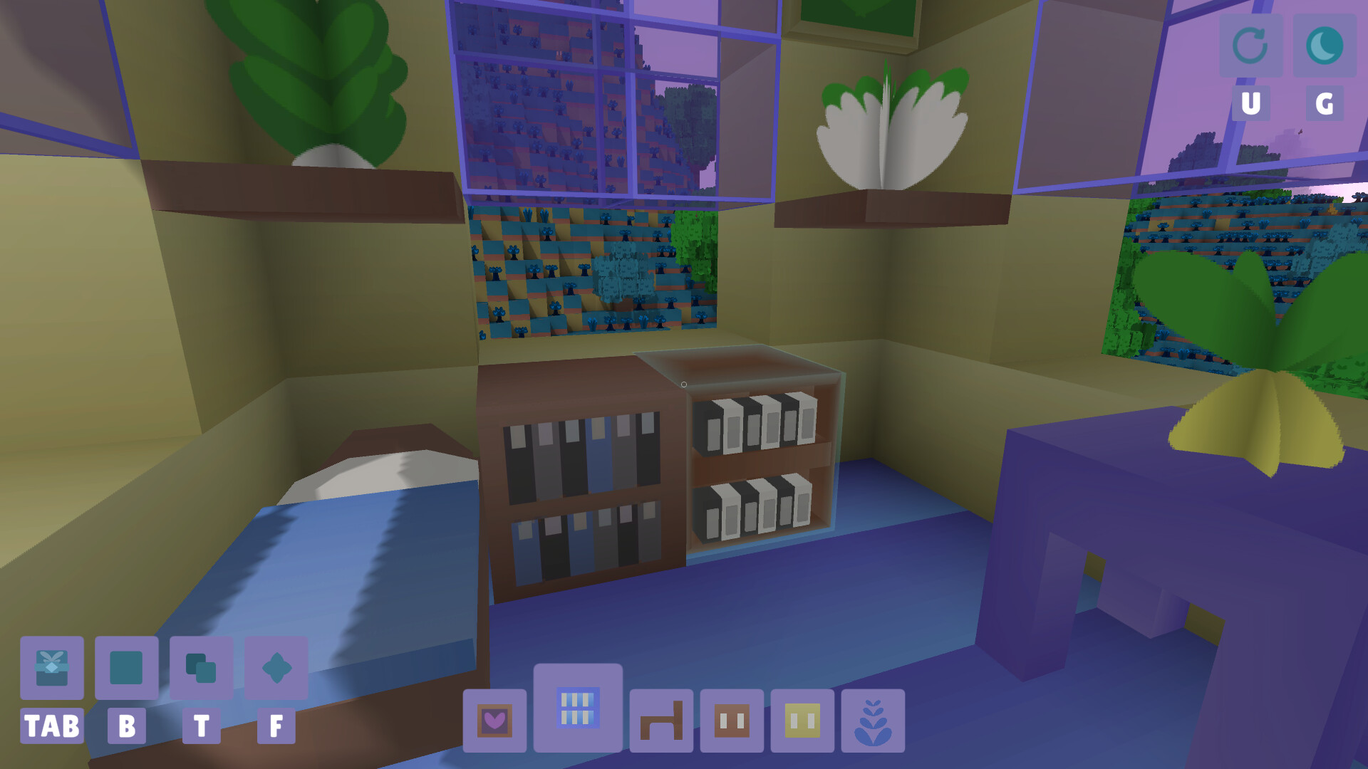 遊戲中的夜晚場景,點點燈火顯得格外溫馨