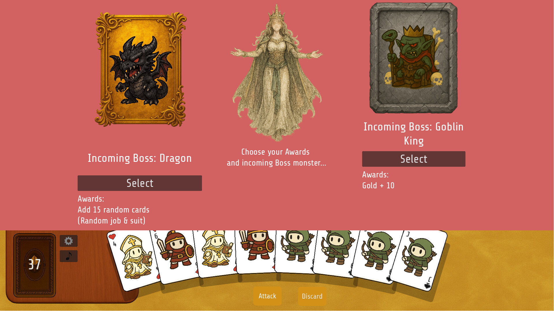 Beanventures! 的戰鬥結算與獎勵畫面