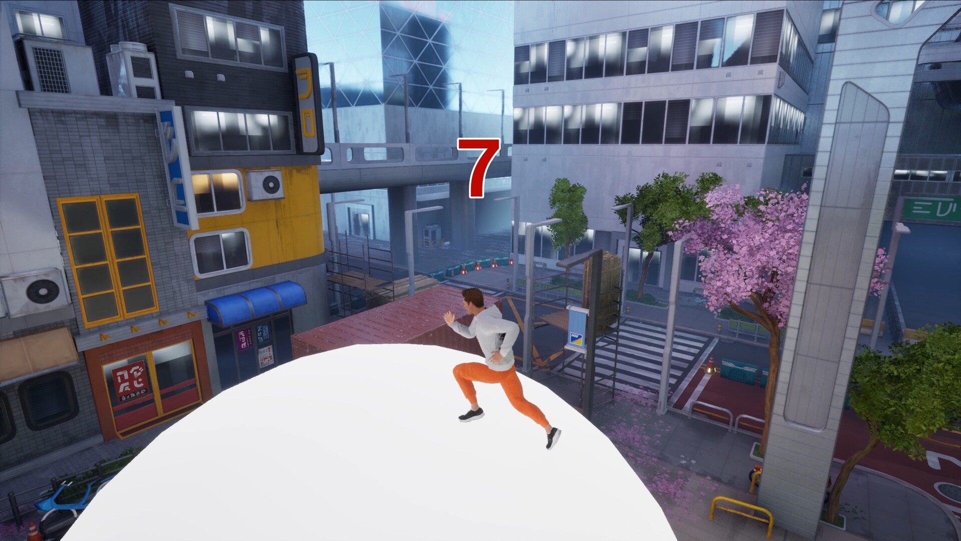 遊戲的極簡風格與鮮豔的色彩形成強烈對比。