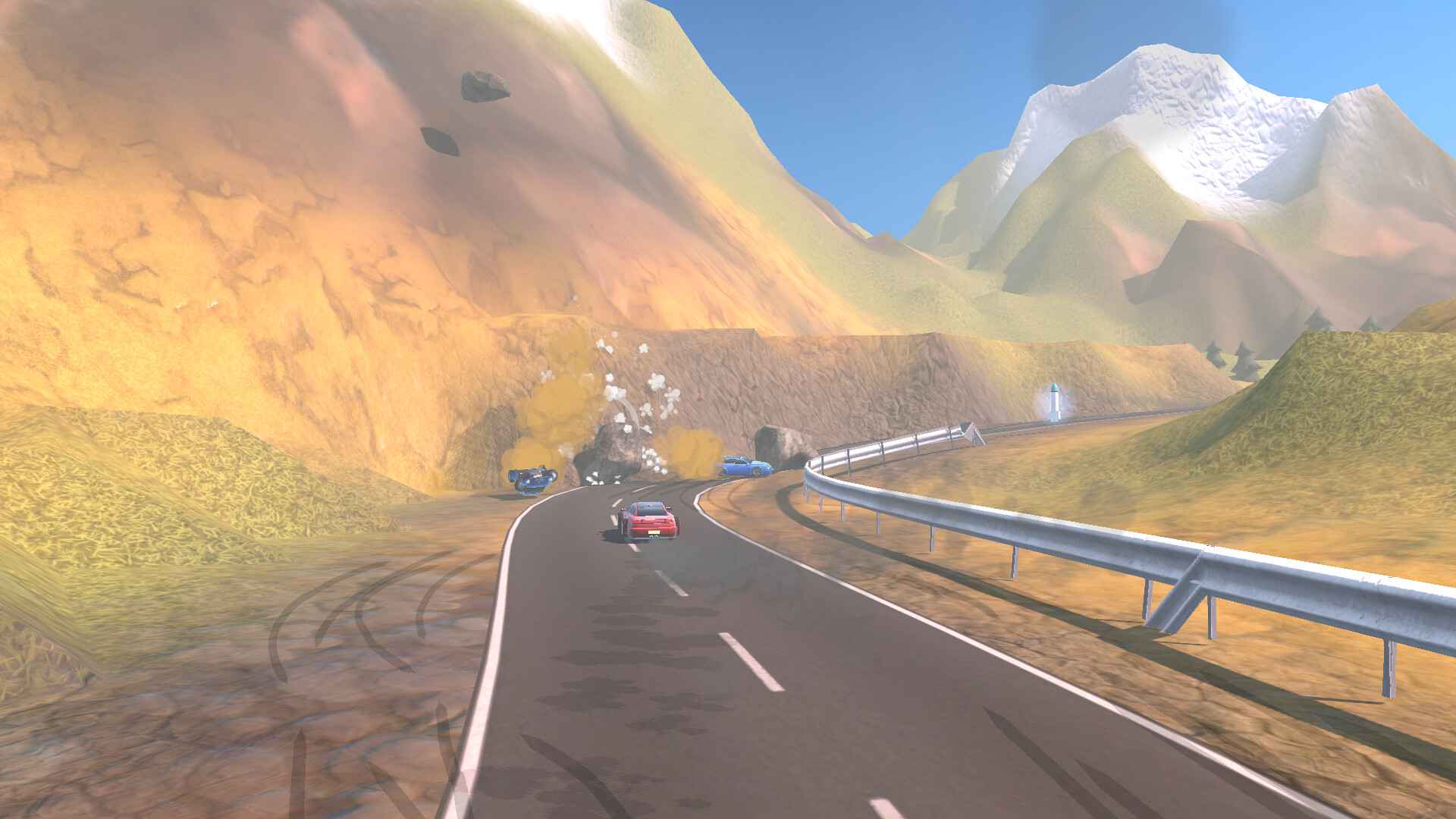 遊戲中的動態賽道環境