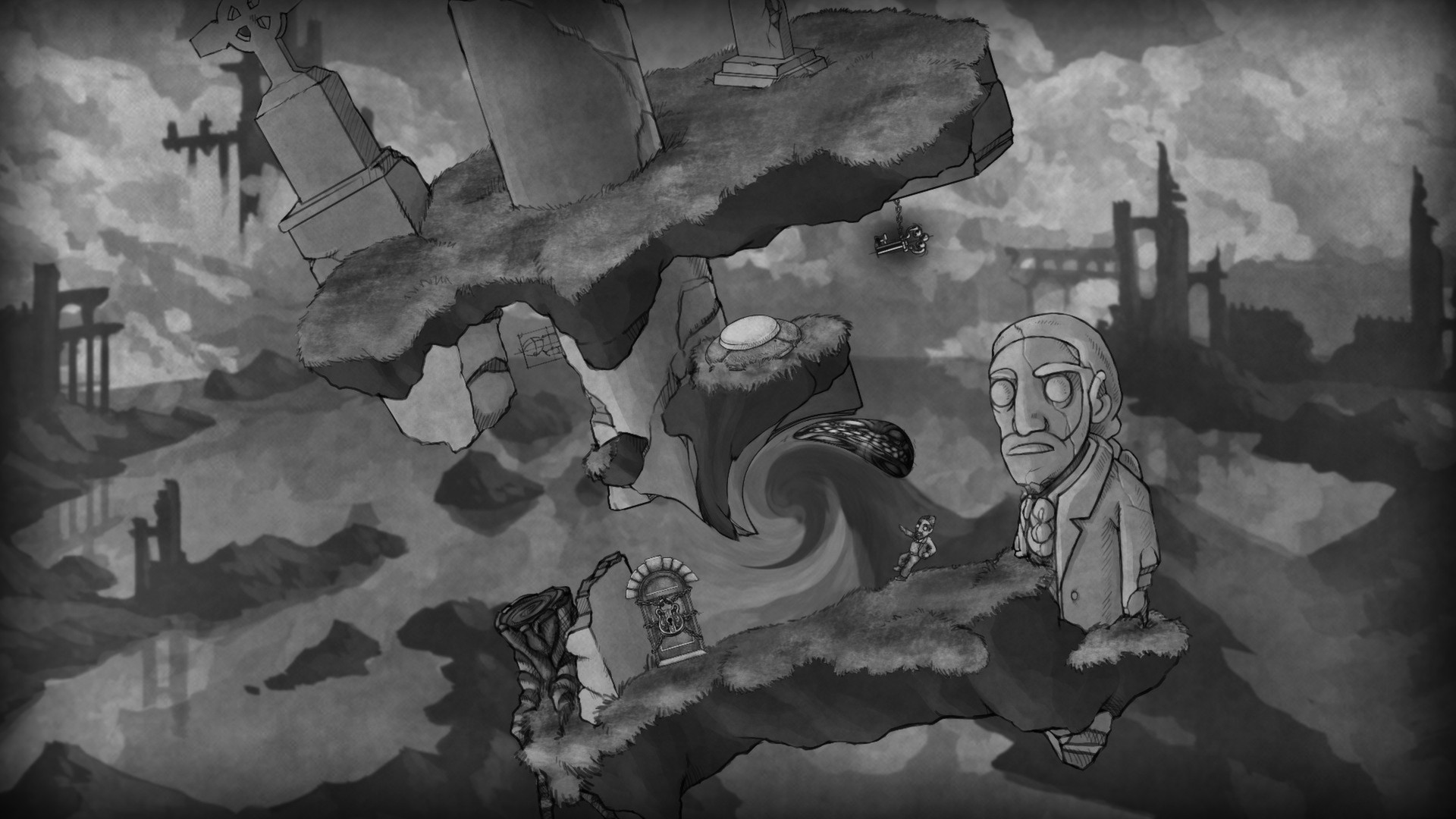 遊戲中充滿超現實的建築結構