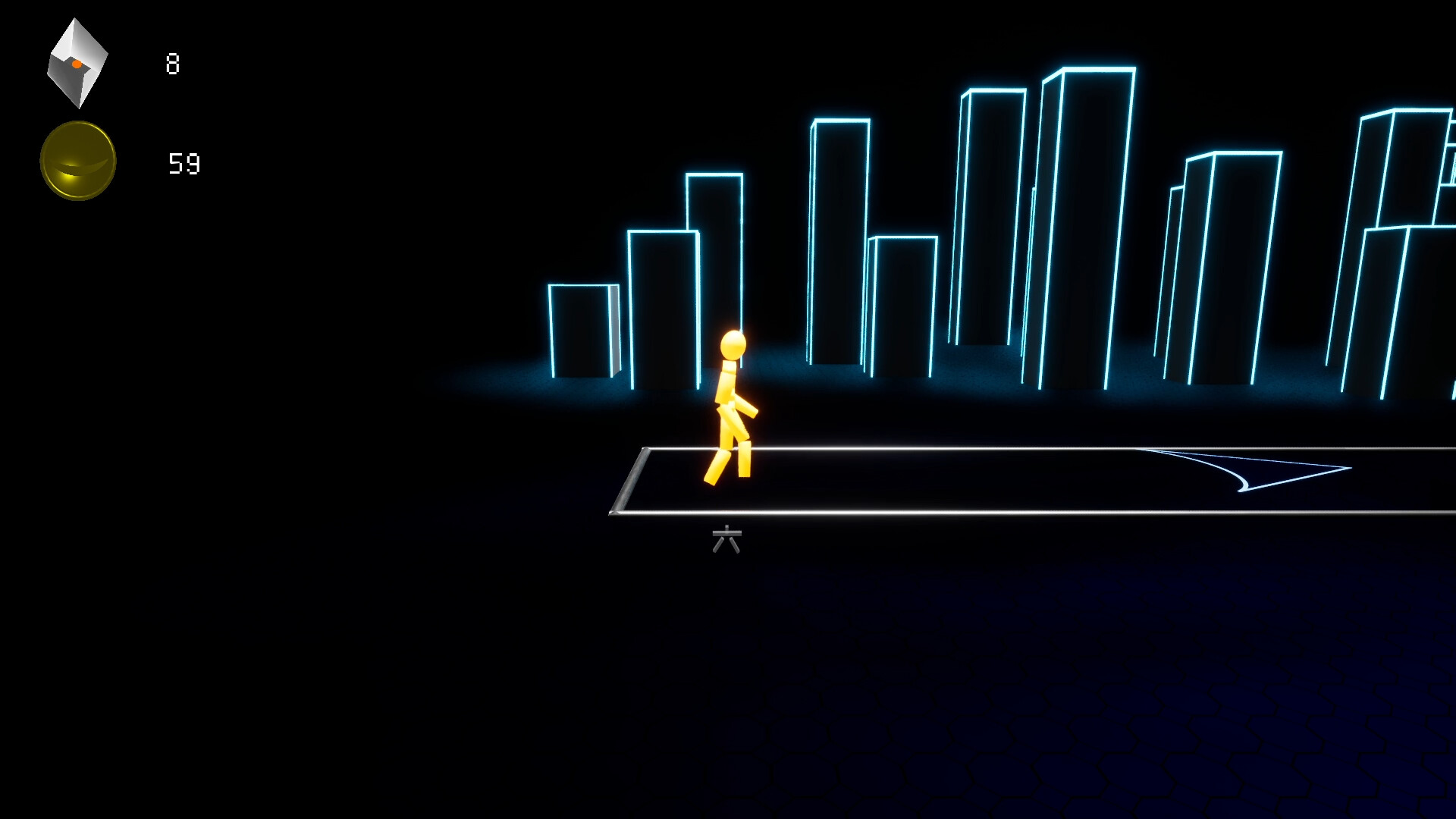 玩家在遊戲中奔跑跳躍