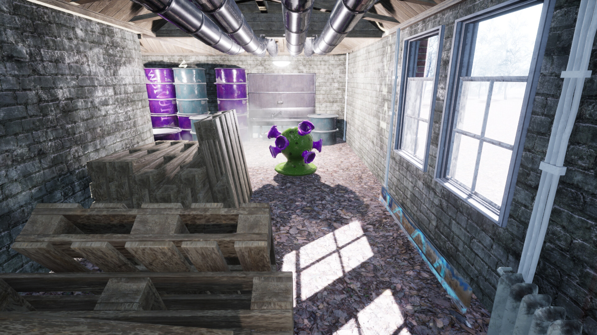 遊戲中充滿詭異氛圍的場景