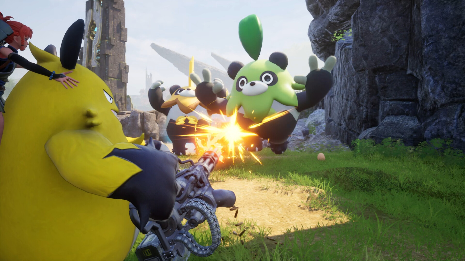 在野外捕捉稀有的帕魯