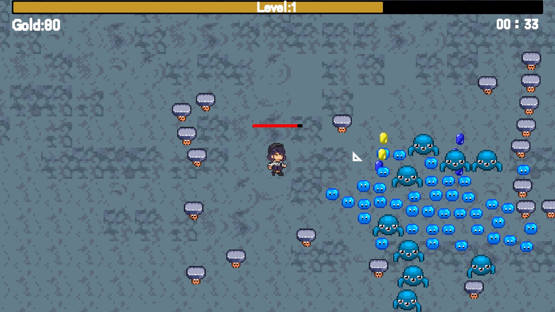 熾焰少女遊戲頭目戰畫面