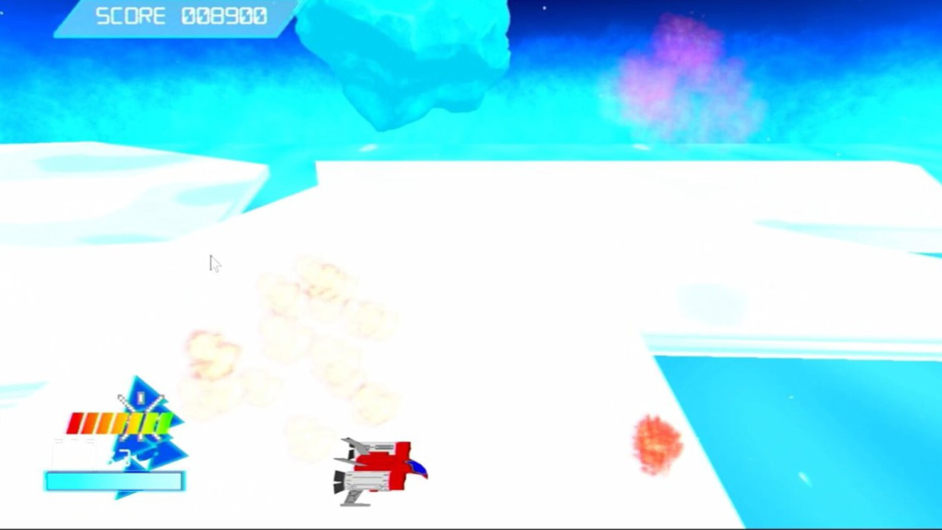 遊戲中激烈的戰鬥場景