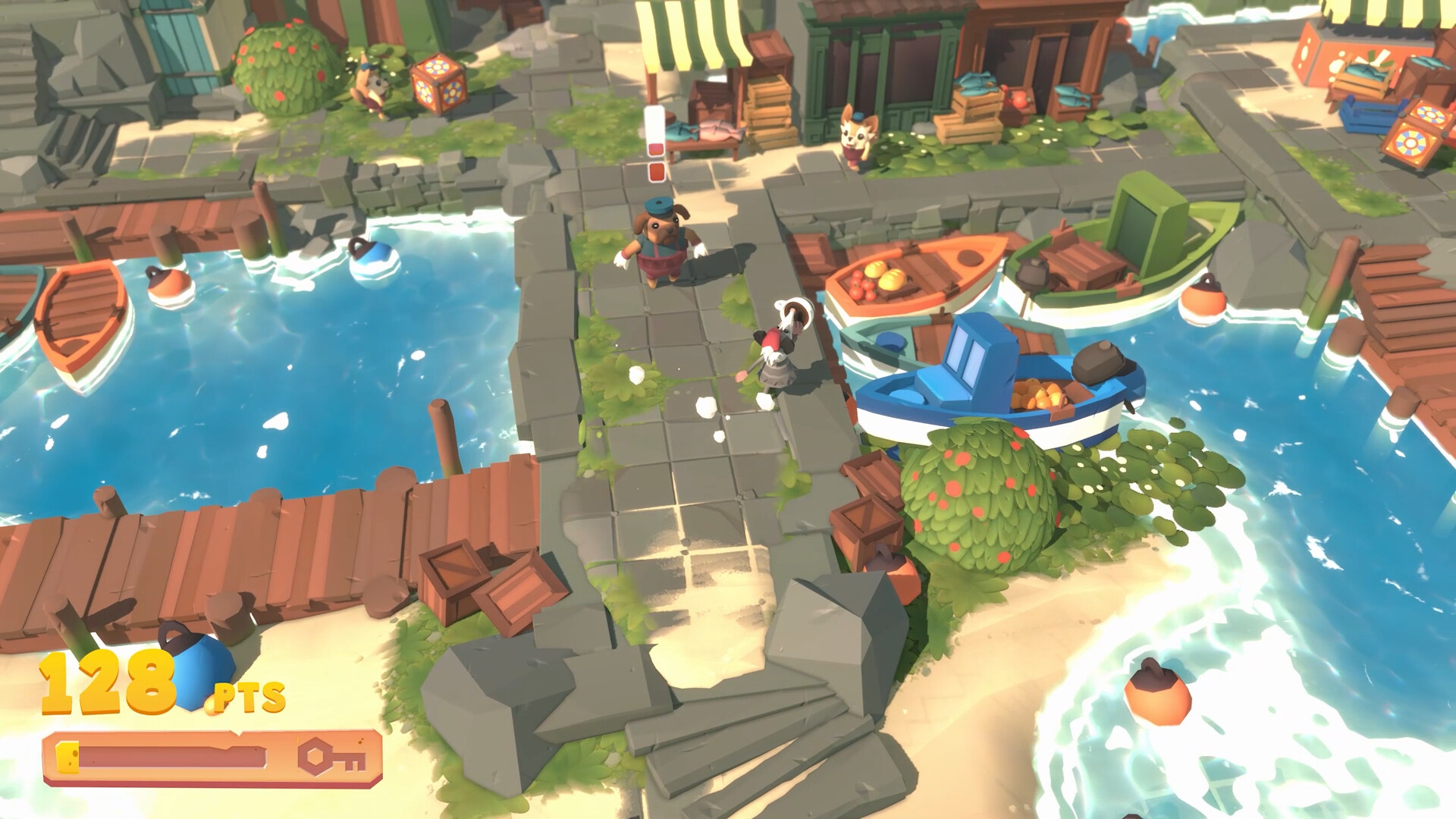 雙人合作模式,浣熊與負鼠一同搗蛋