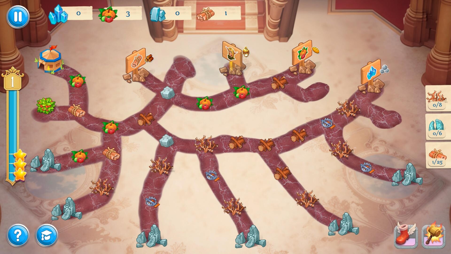 遊戲中的特殊場景，充滿神秘氛圍