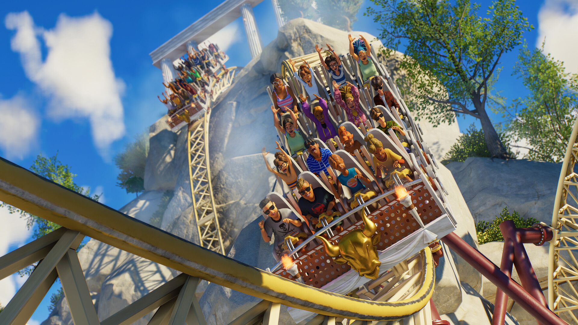 雲霄飛車之星 2 (Planet Coaster 2) 結合雲霄飛車與水上樂園