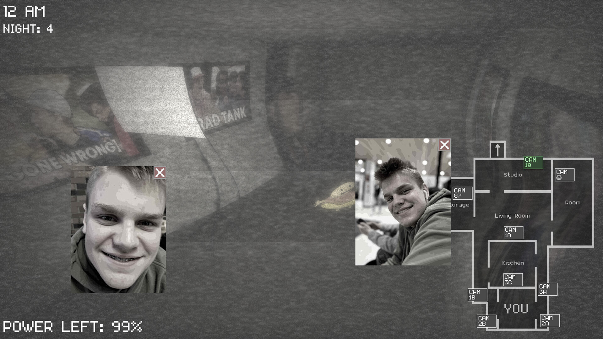 遊戲場景，充滿未知與詭異的氣氛。