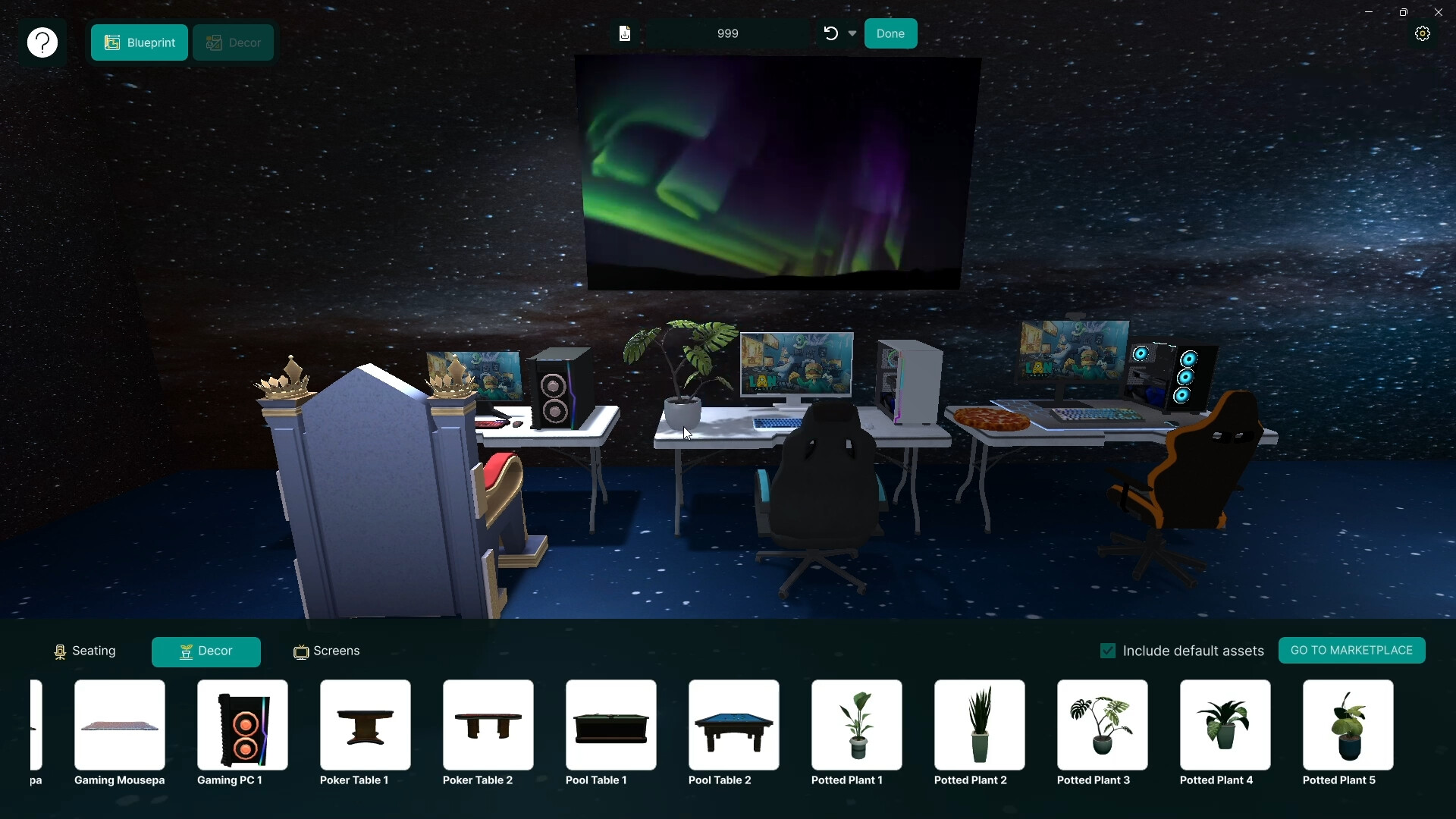 在虛擬房間內與朋友一同觀看遊戲直播