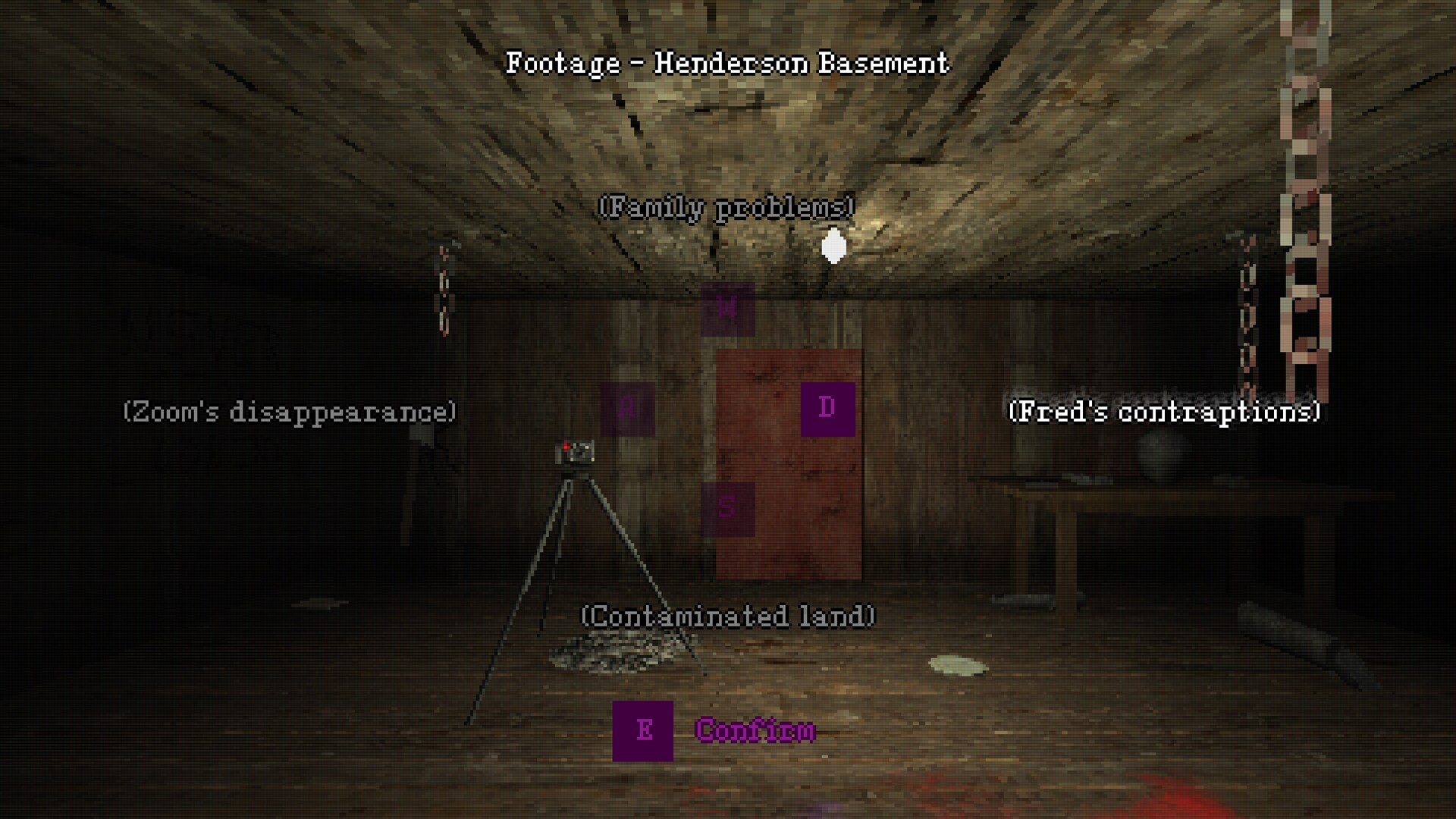 陰暗的室內場景,充滿懸疑氣氛。