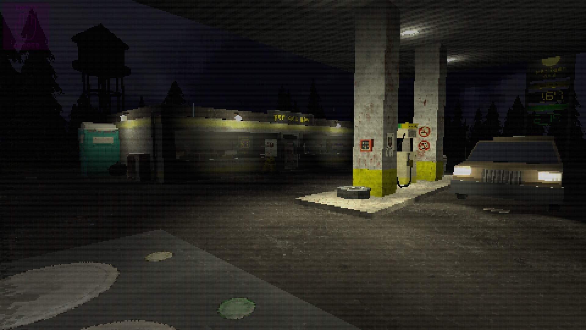 玩家將在遊戲中探索廢棄的加油站。