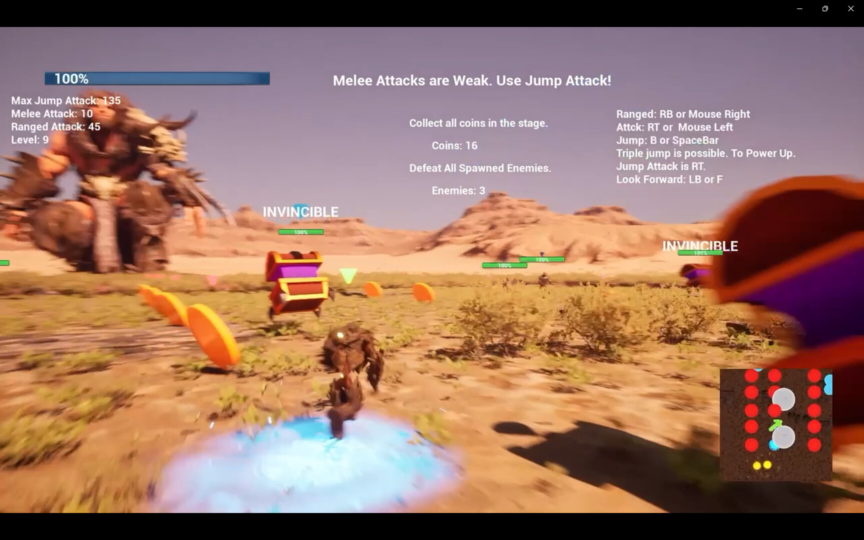 主角施放強力的範圍攻擊技能。