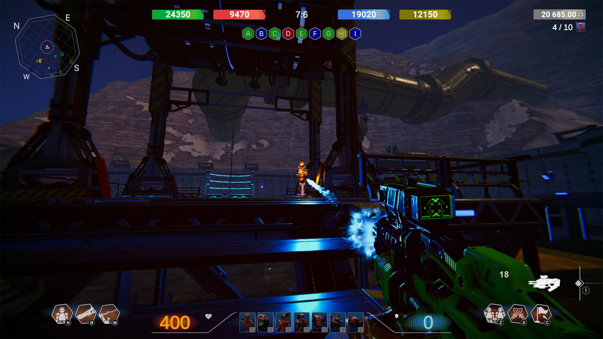 Kronos 遊戲中的敵方機器人單位