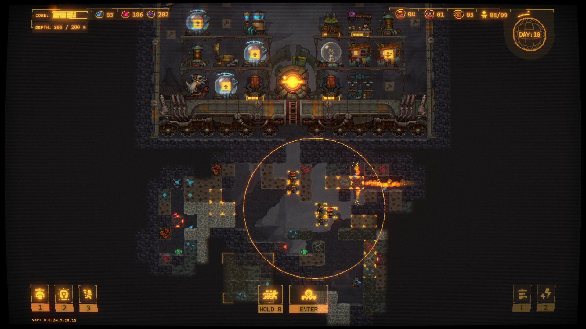 玩家在科技樹中選擇升級項目