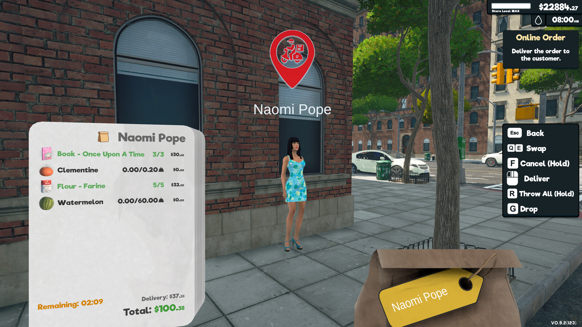 玩家可以擴展店面，容納更多商品與顧客