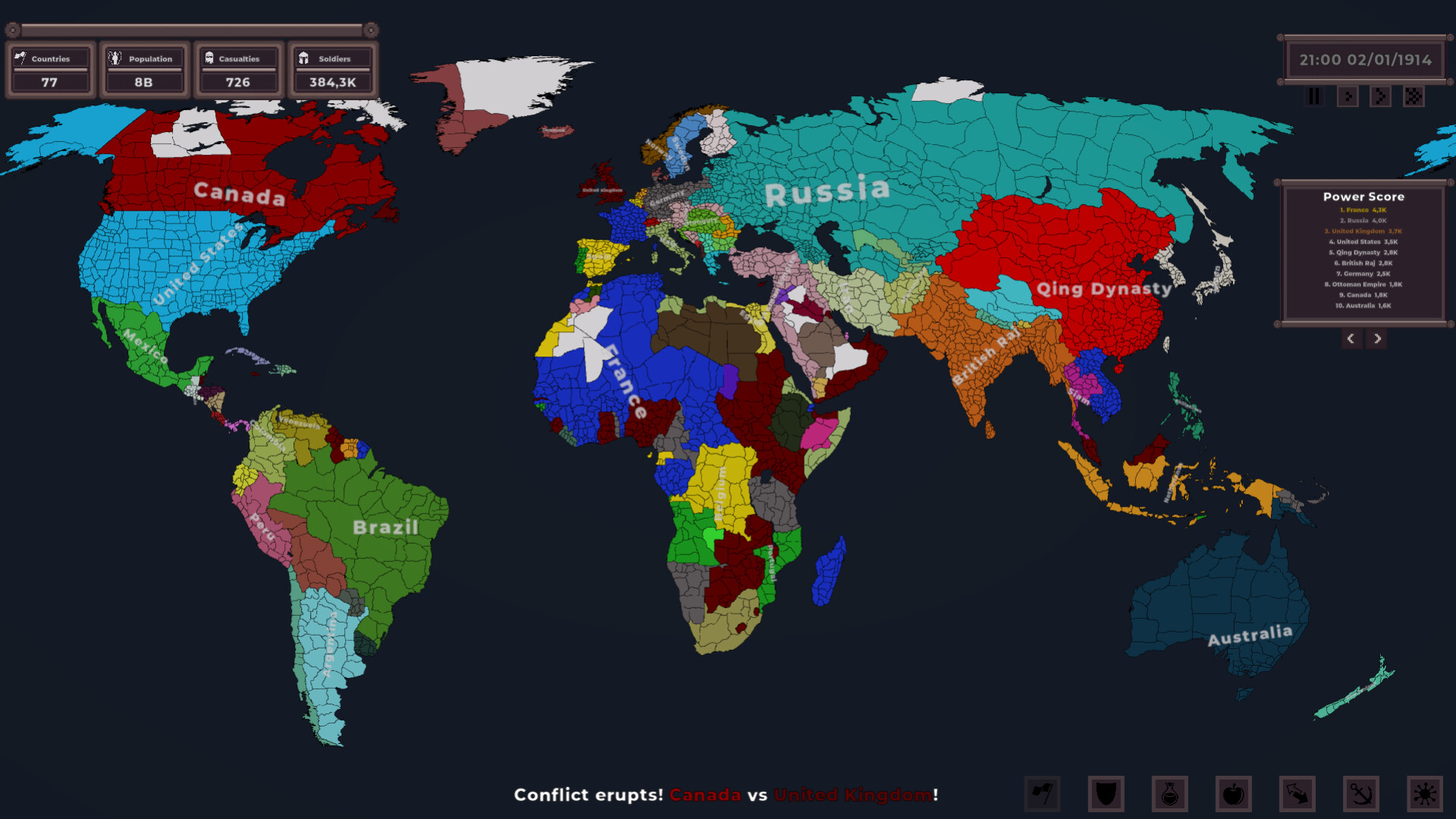 Observe 遊戲中的 AI 編輯器介面，玩家可以在此編寫腳本。