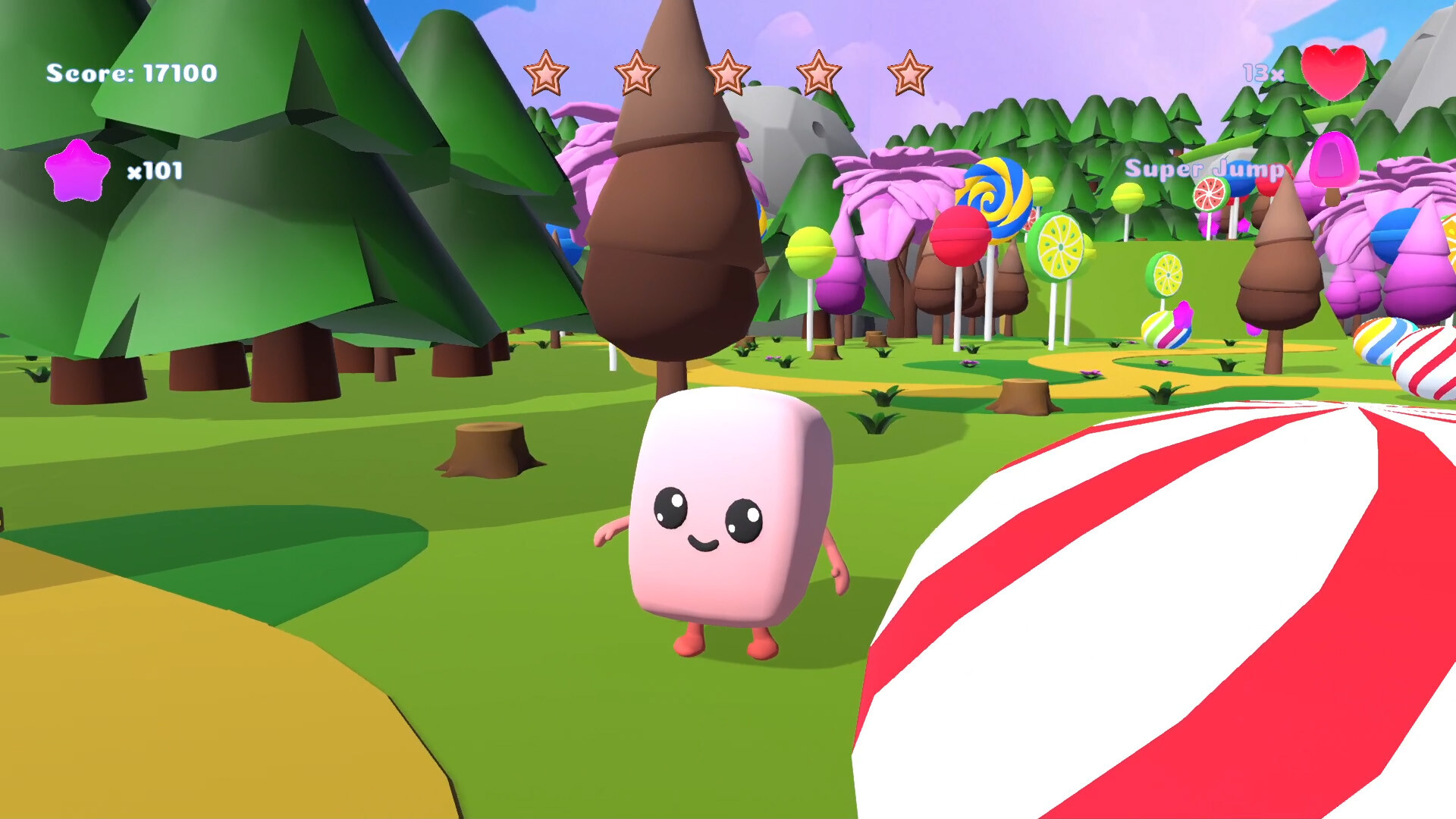 遊戲中的夜景，呈現不同的氛圍