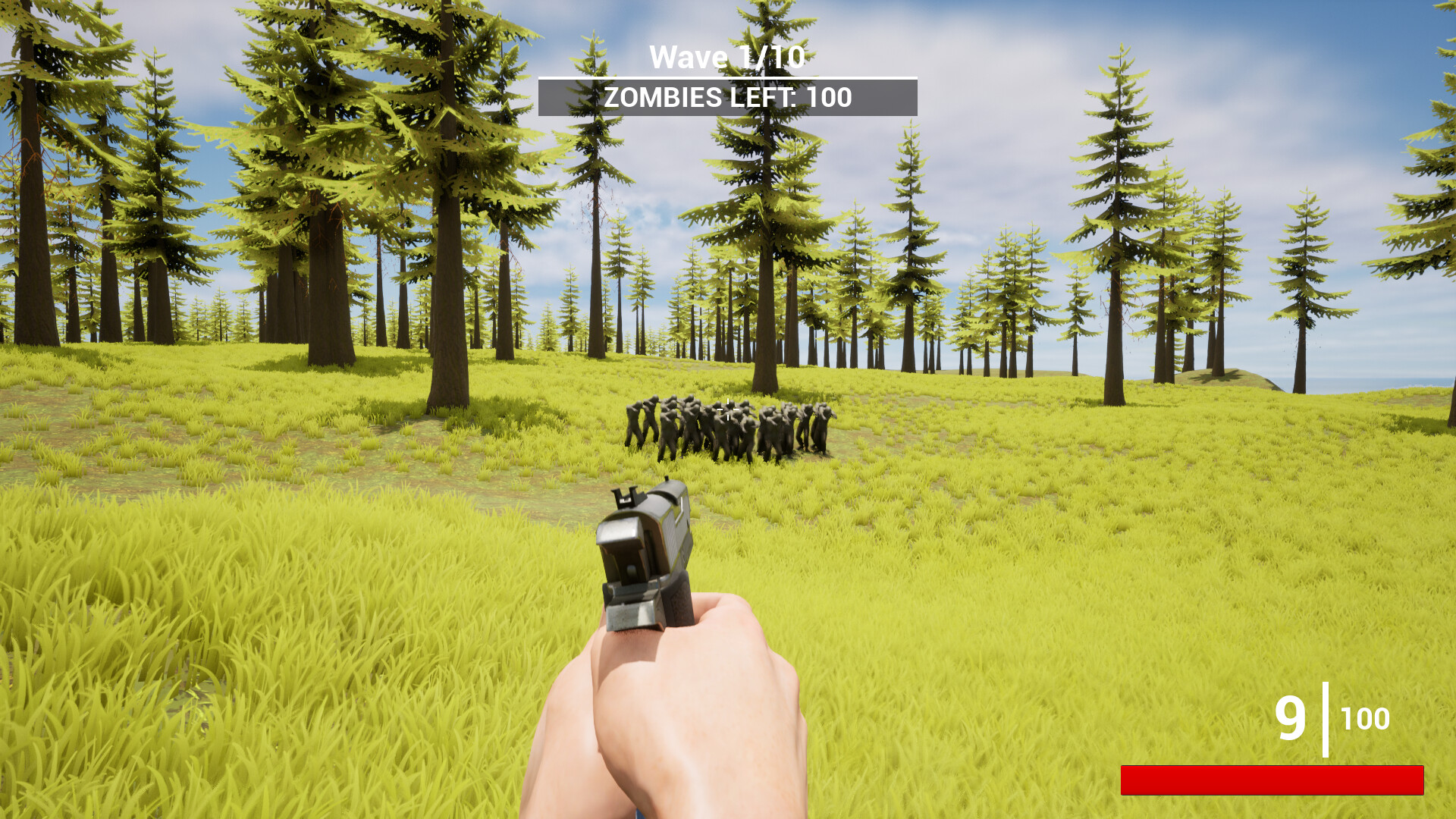 玩家在島嶼的荒廢場景中探索