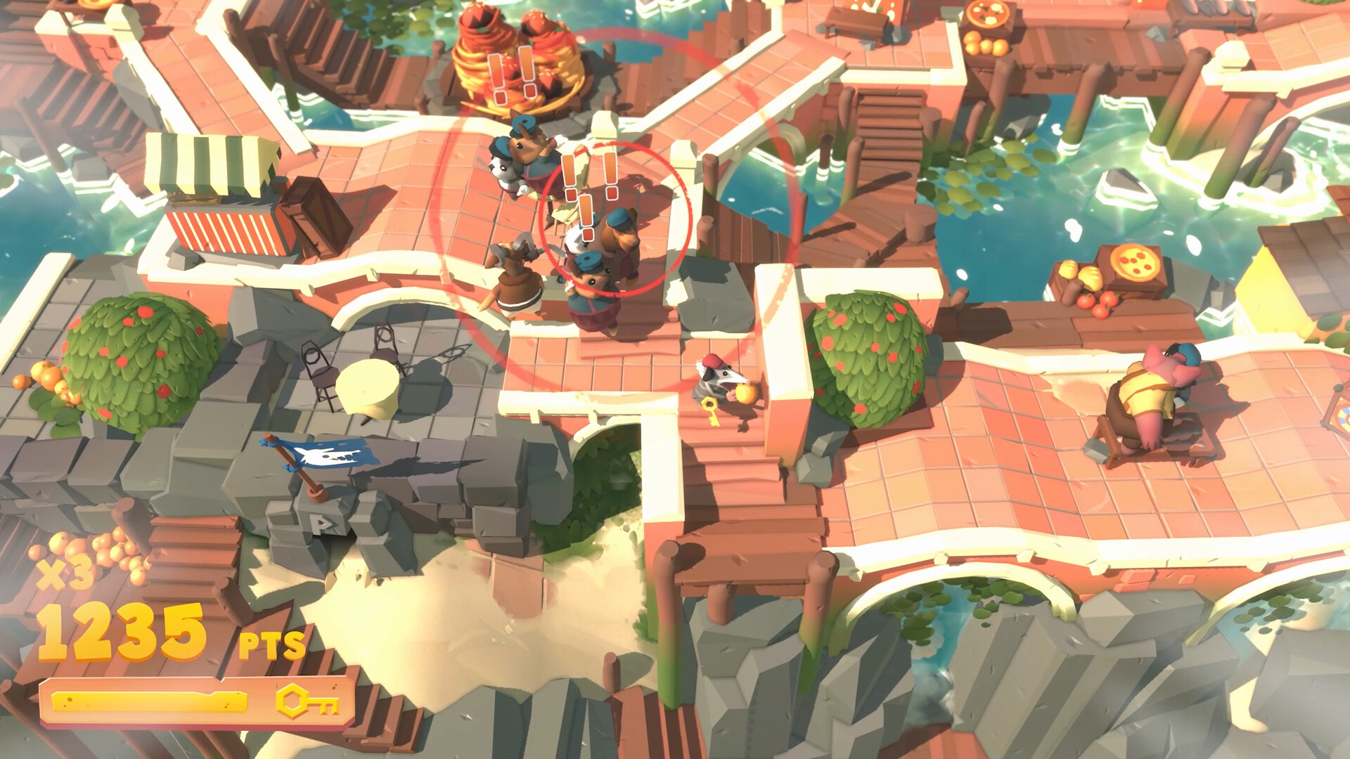 負鼠在村莊中潛行覓食