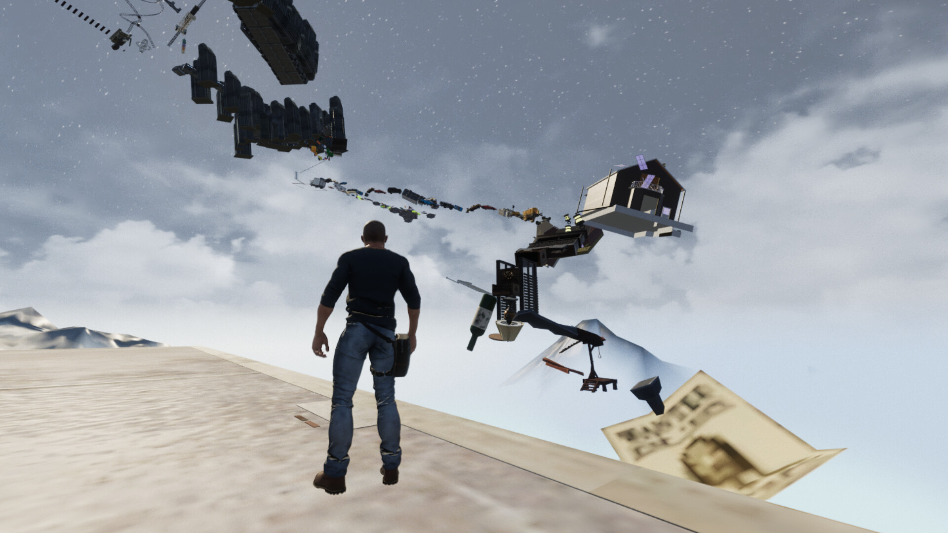 遊戲中充滿各種需要精準操作的平台