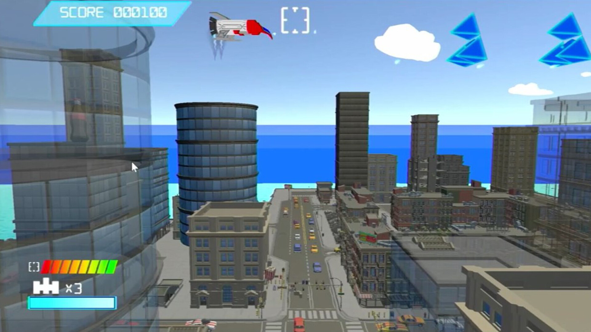 遊戲中的追逐與戰鬥畫面