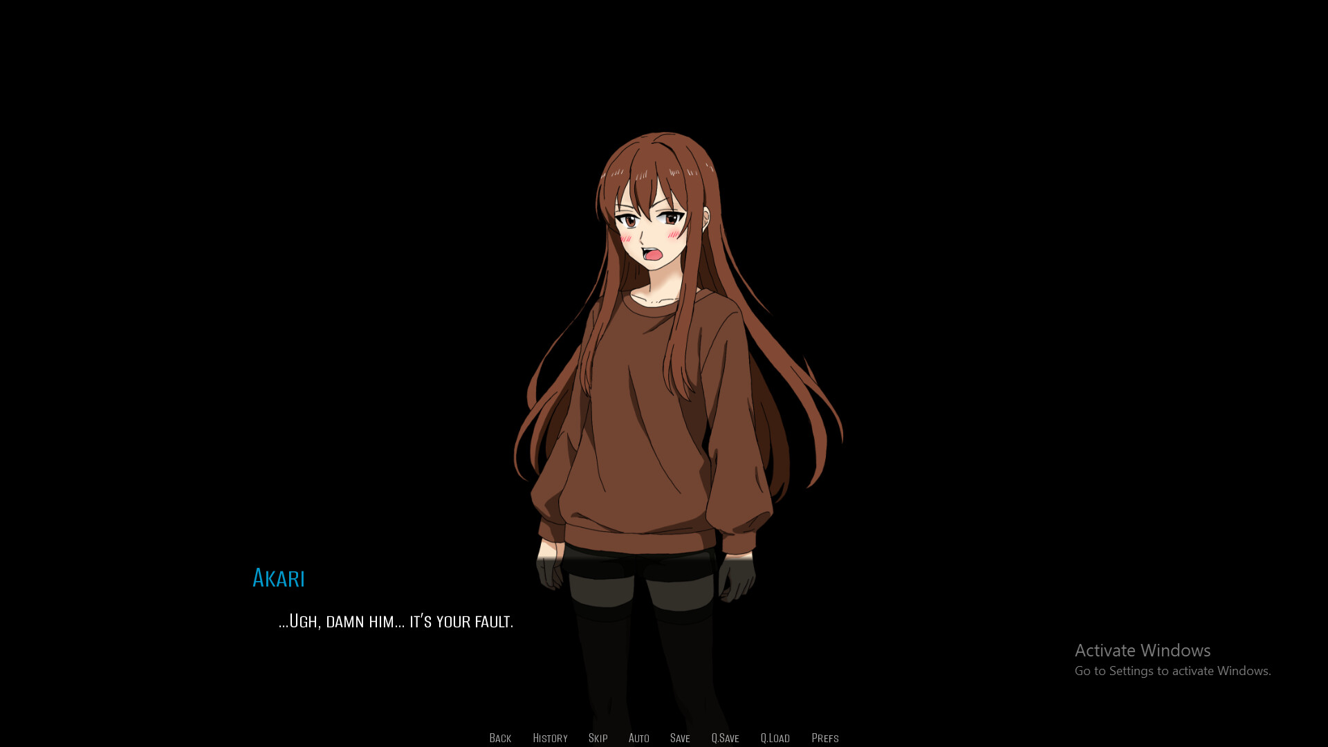 遊戲中的一個神秘場景