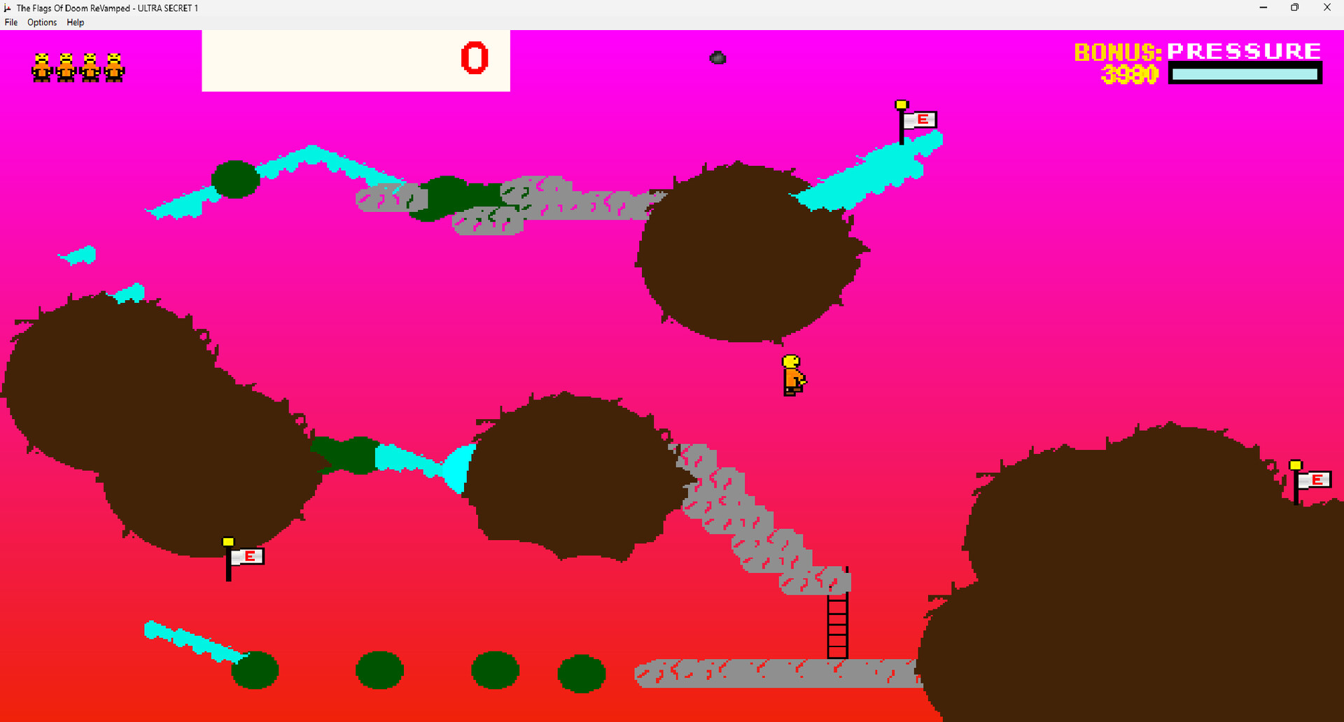 主角在充滿太空元素的關卡中對抗敵人