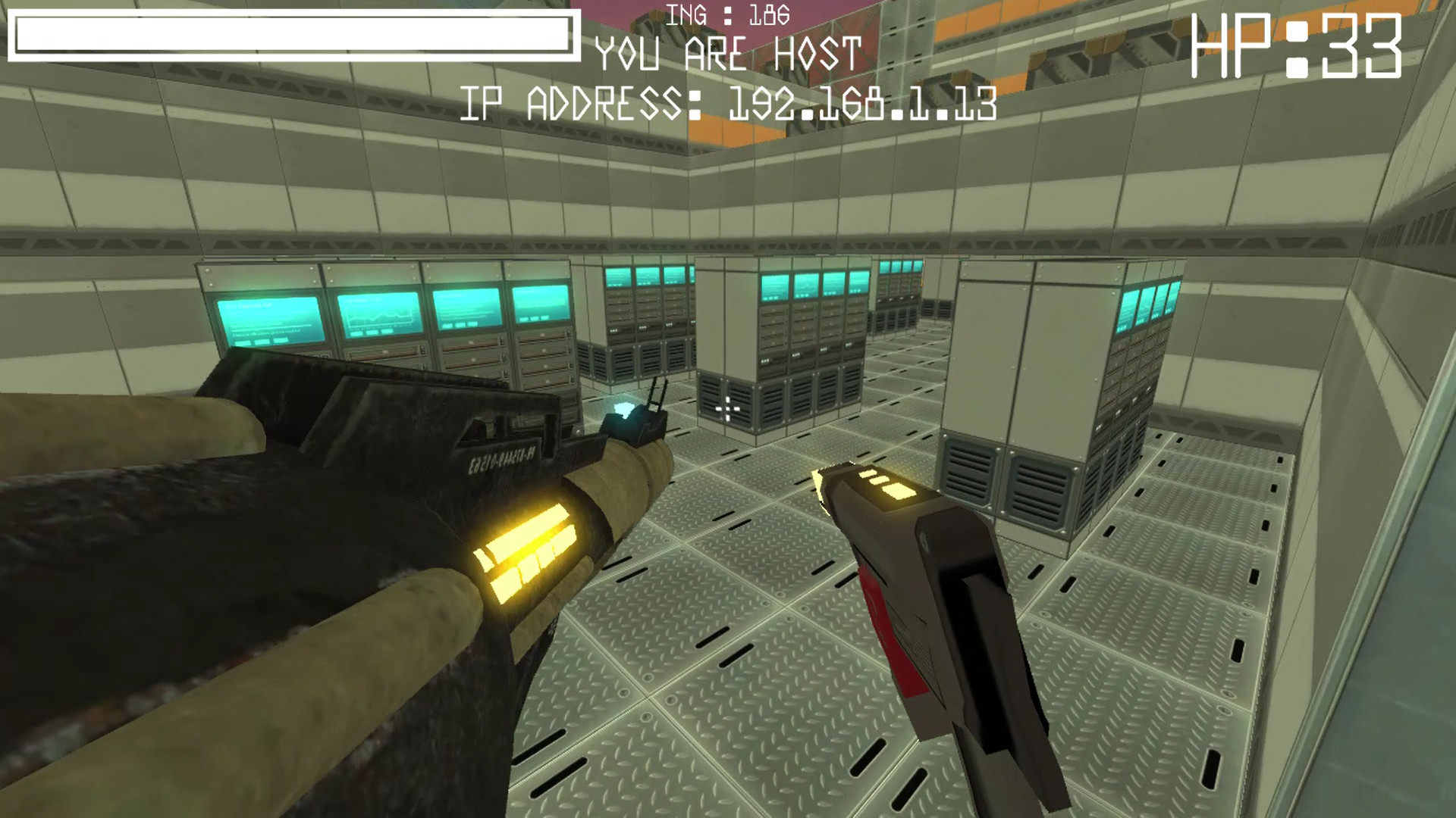 遊戲中的激烈對戰畫面