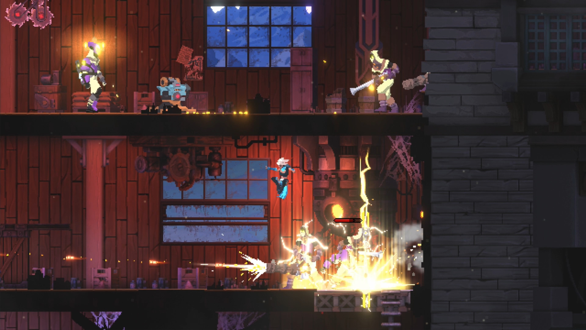 運用技能與敵人周旋