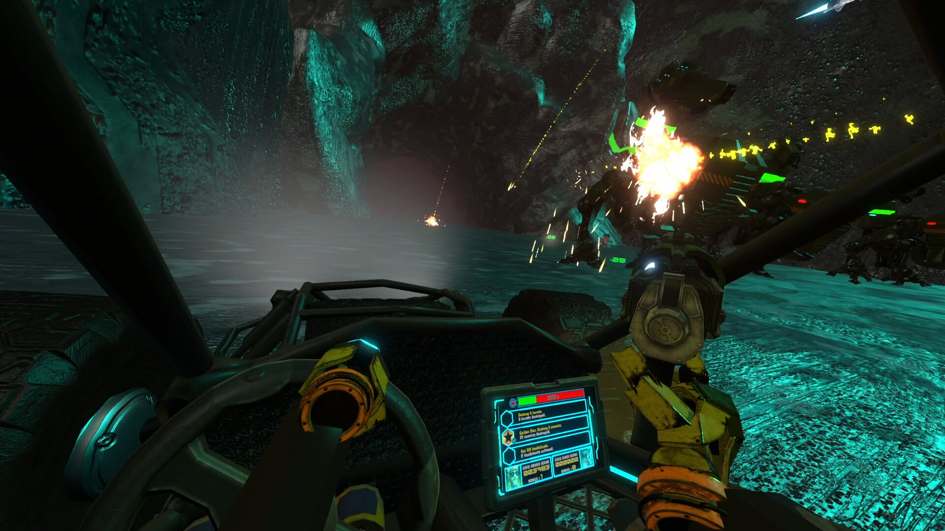 充滿科幻風格的都市戰場