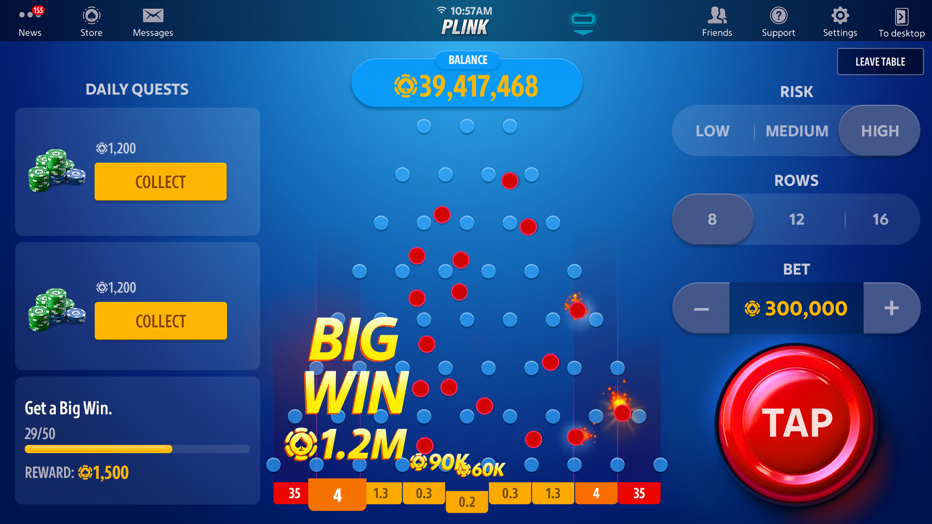 遊戲的排行榜或個人資料介面，顯示玩家的等級與進度