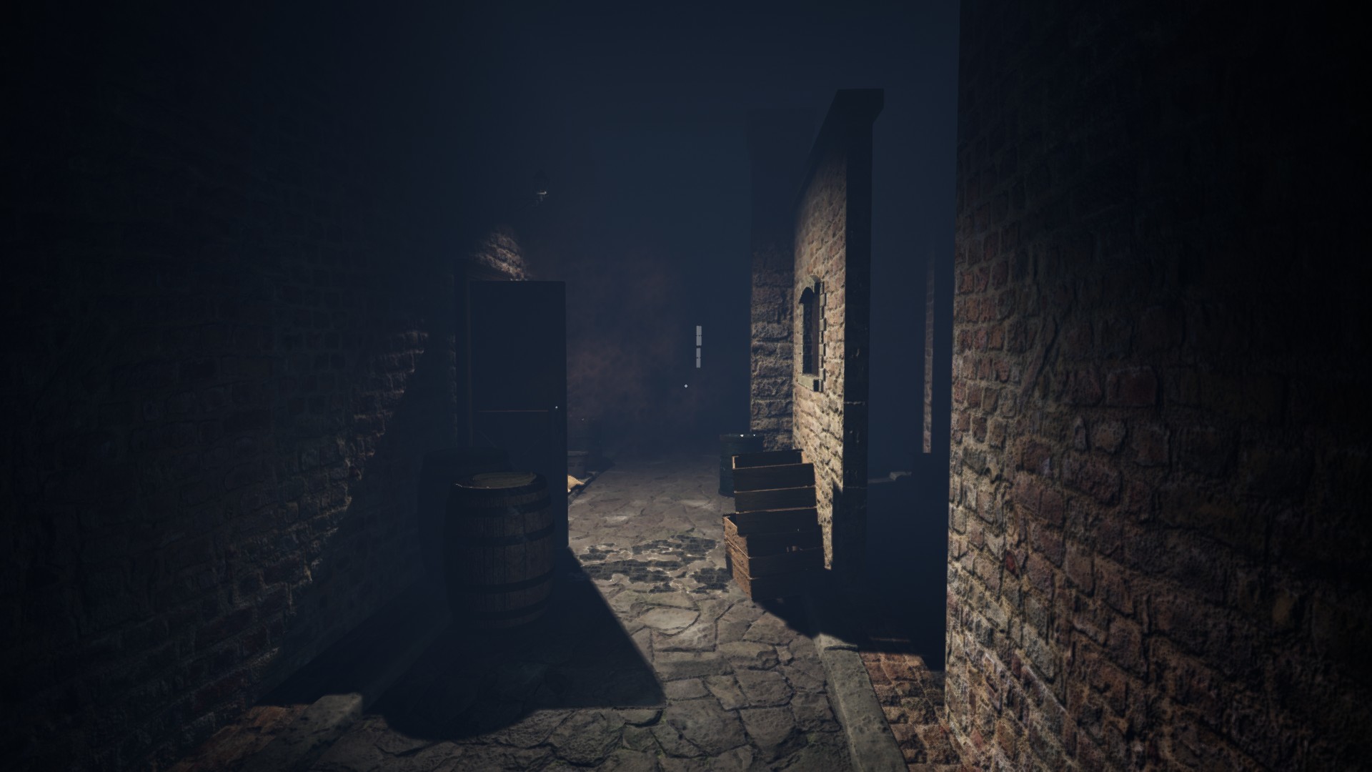 遊戲中的燈塔場景,暗示著孤立與謎團