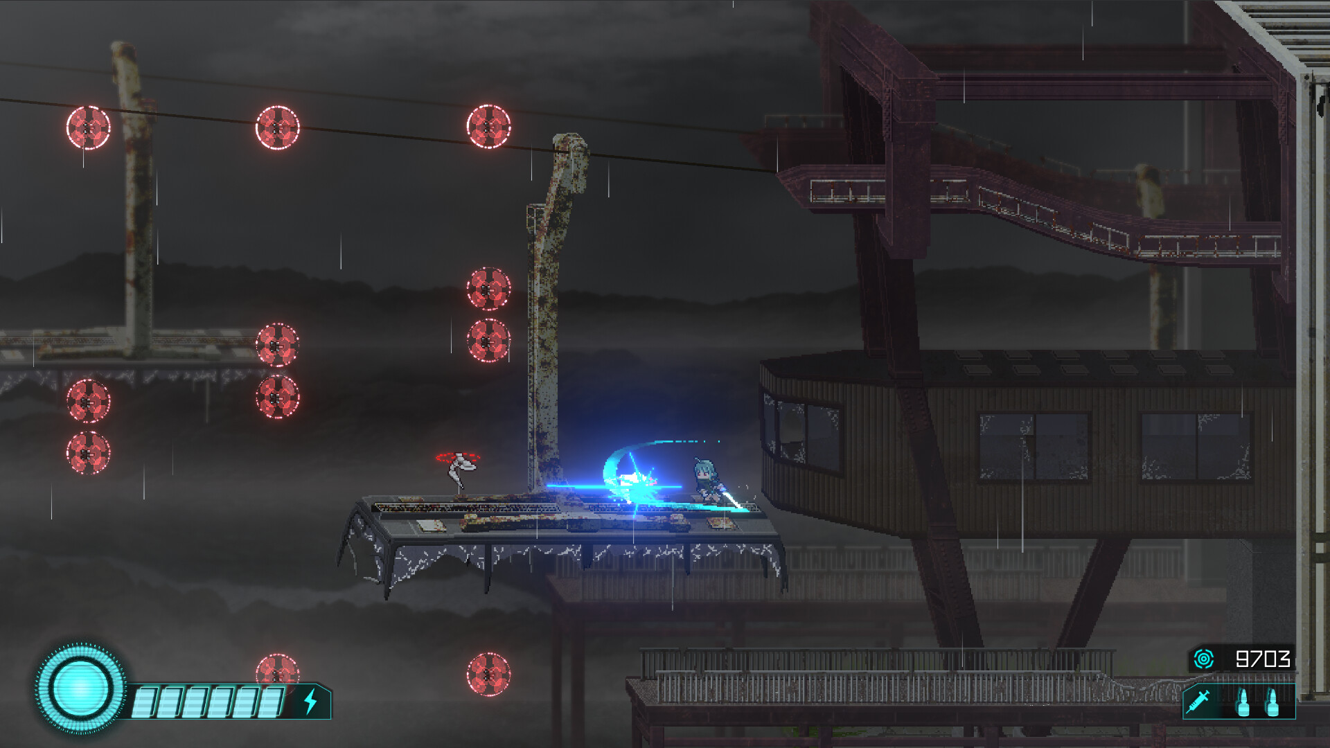 《最後指令》(Last Order)遊戲主打高速勾索動作