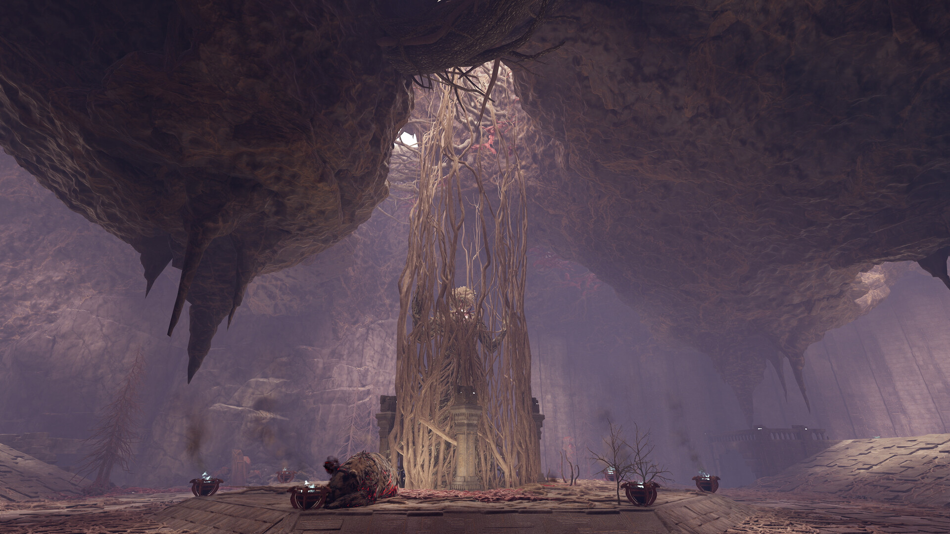 多名玩家在營地中整備