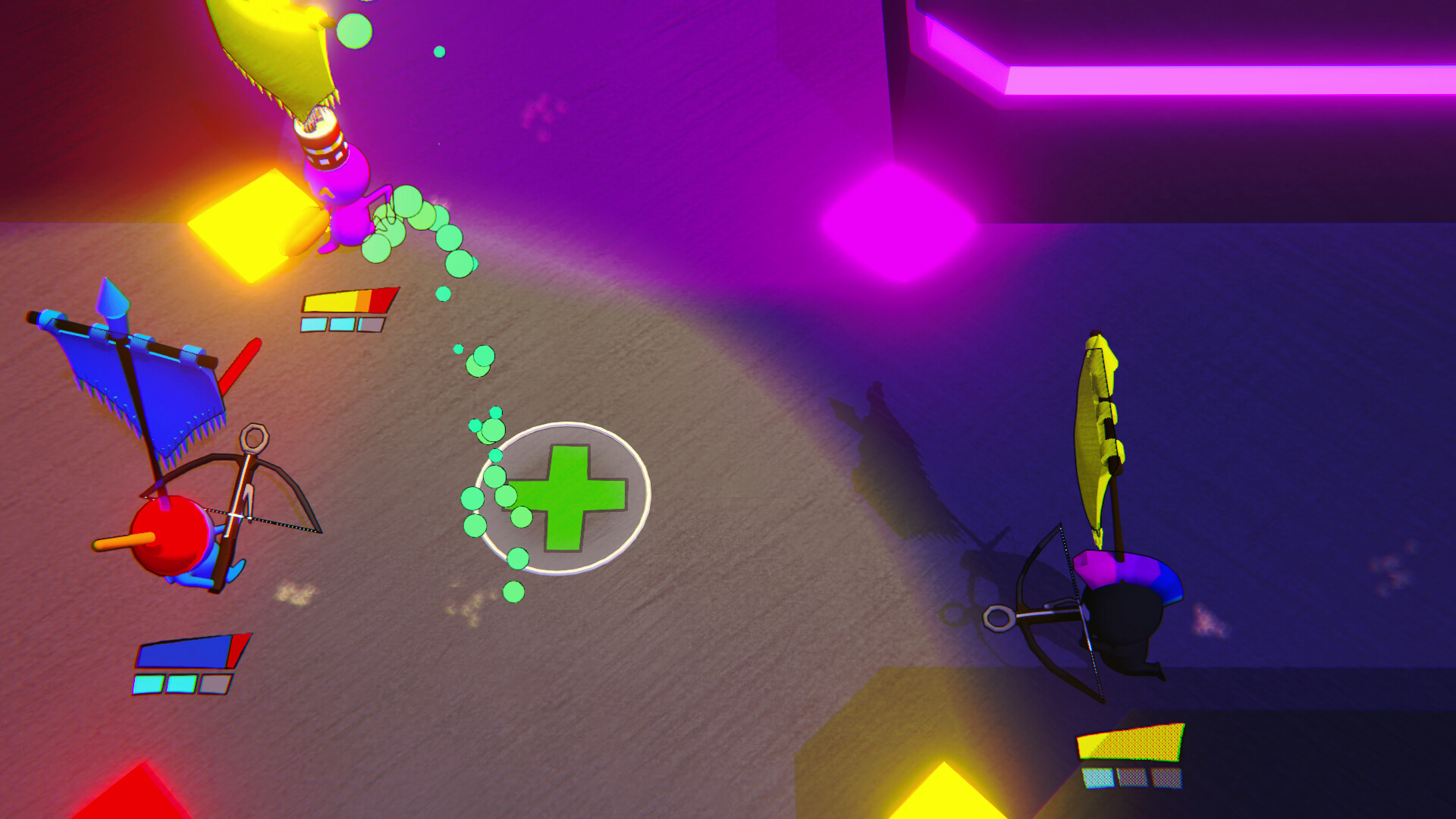 Buhei 遊戲中激烈的戰鬥場景