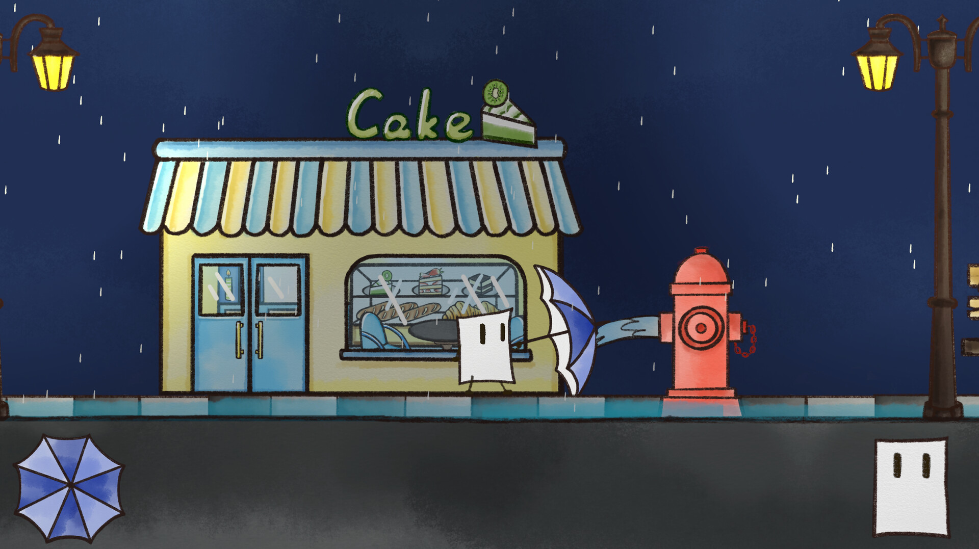 遊戲結尾的溫馨畫面