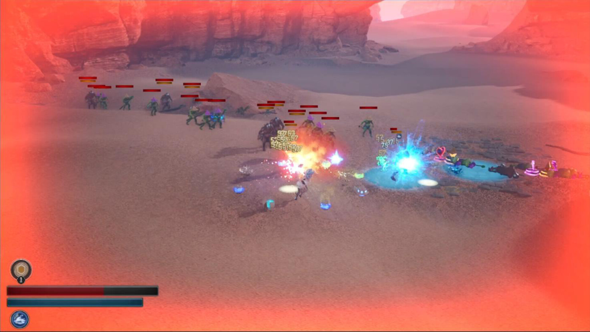 角色施放強力的終極技能