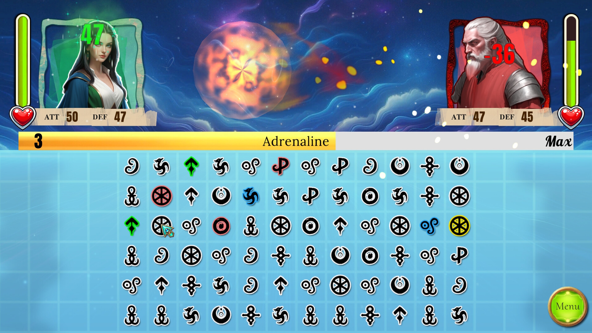 遊戲中一個充滿魔法氛圍的隱藏物件場景