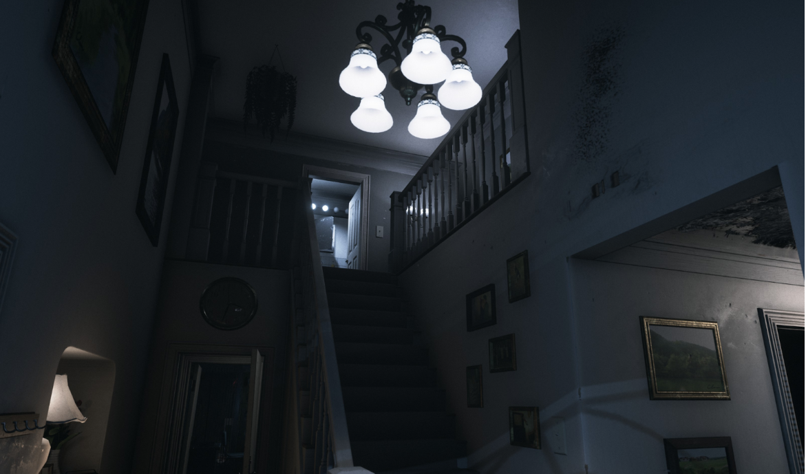 遊戲中陰森的走廊